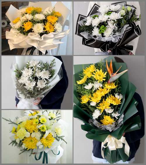 贵州黔南州平塘县克度镇新坝村白事花束代送
